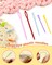 300pcs Stitch Markers with 6 pieces of Large Blunt Sewing Needles